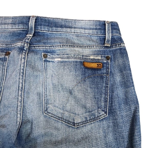 Joe’s Cropped Jeans with Distressed Hem Stretch Soft Cute Pants Size W27 - Picture 5 of 9